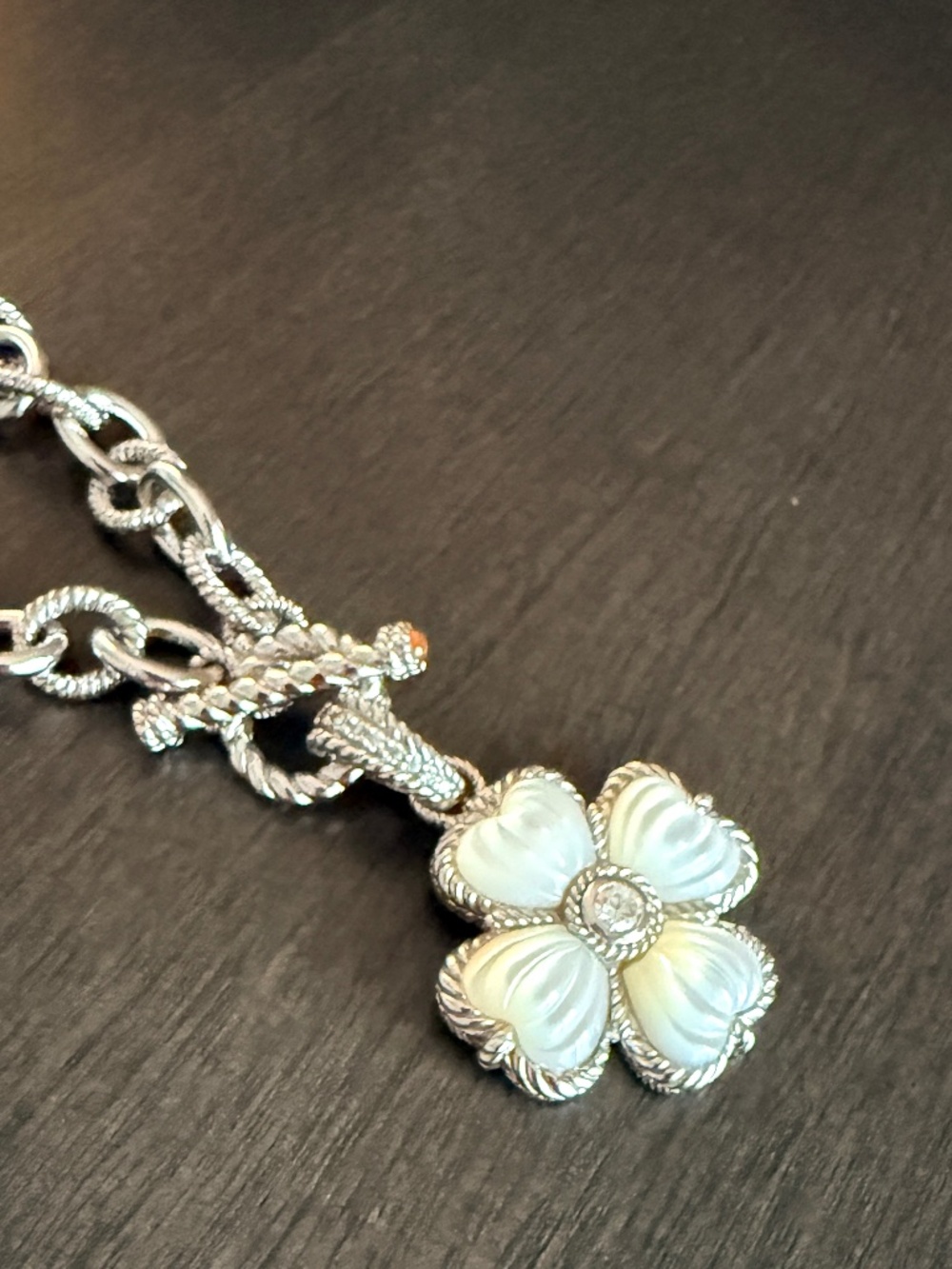 Judith Ripka Mother of Pearl Pendant